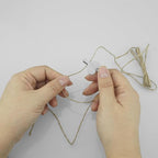 Silvery Heart Clothespins Mini Wooden Clothespins - Image 3