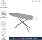 Encasa XO Ironing Board Cover and Pad 54"x18" - 4mm Felt X-Large Iron Board - Image 3