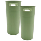 Small Trash Can Plastic Bathroom Wastebasket 3.2 Gallon Slim Garbage Container - Image 5