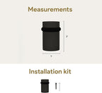 Mega Handles Knurled Floor Door Stopper, Quickly Installed Wall Protector - Image 2