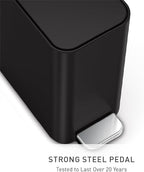 simplehuman 5L Slim Bathroom Trash Can - Image 6