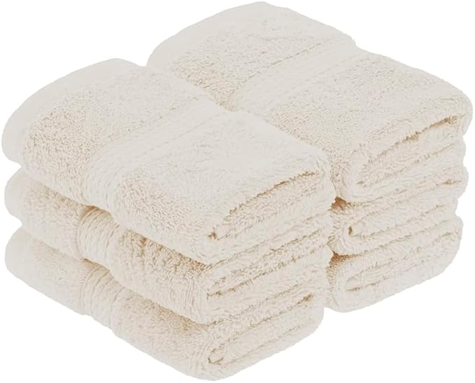 Superior Solid Egyptian Cotton Face Towel Set by SUPERIOR