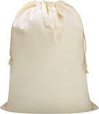 Canvas Laundry Bag with Handles & Drawstring Closure 30”Wx35"H, Thick Canvas by CALACH