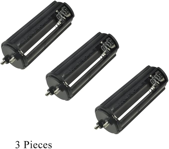 HAHIYO 3xAAA Cylindrical Battery Holder Black Adapter Tube Case Not Corrode - Image 6