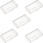 Fielect 2 x AA Battery Storage Case Holder Organizer Box Transparent 5Pcs by Fielect