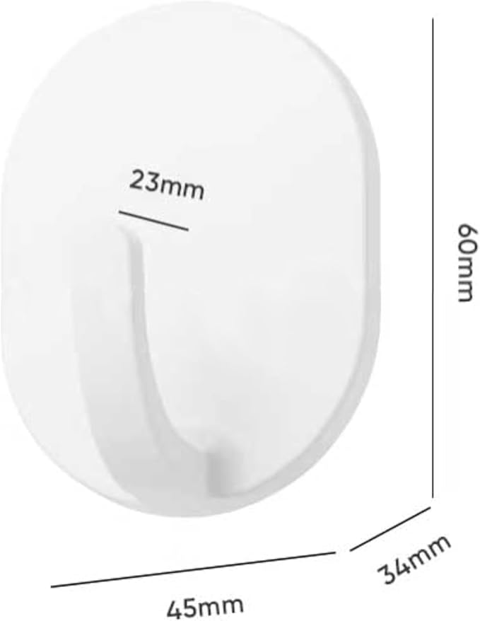 lightstar 5 Pcs Adhesive Plastic Hooks - Image 4