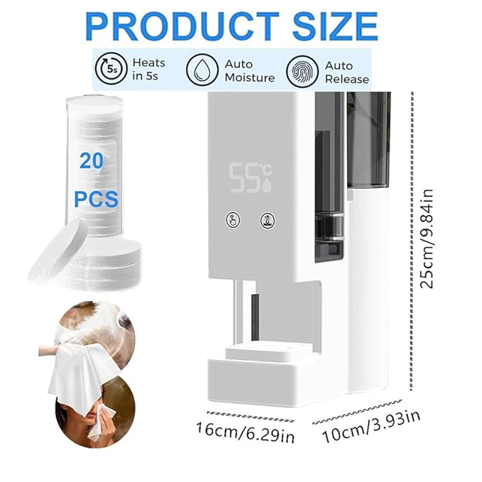 Hot Face Towel Heater Machine, Automatic Disposable Towel Warmer - Image 3