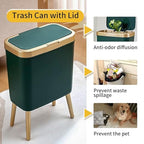 Procade 2Pack Gold Trash Can - Image 3