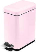 Home Zone Living 1.3 Gallon Small Bathroom Trash Can by HomeZoneLiving