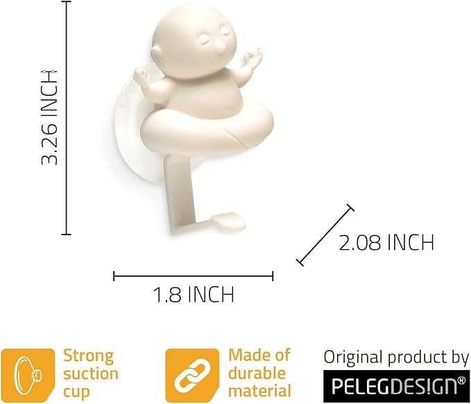 PELEG DESIGN Yogi Sponge Holder, Cute Plastic Sponge Holder - Image 6