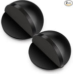 2 Pcs Self Adhesive Door Stoppers, Stainless Steel Floor Door Stop Wall by Unknown