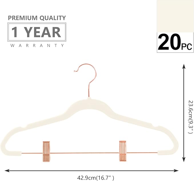MIZGI Premium Velvet Pants Hangers - Image 2