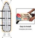 Nuxovilar Vintage Sewing Elements Ironing Board Cover& Floral Design, This - Image 5