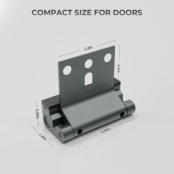 4Pack Home Security Door Reinforcement Lock, Childproof Safety Door Lock Latch - Image 2