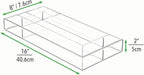 mDesign Plastic Stackable Office Divided Storage Drawer Organizer Tray - Image 7