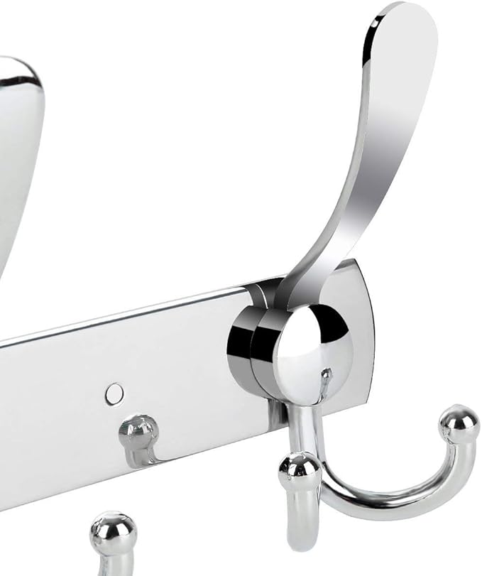 Coat Rack Wall Mounted, 3 Tri Stainless Steel Coat Hook - Image 3