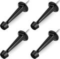 HOMOTEK 4 Pack Heavy Duty Solid Rigid Door Stop by HOMOTEK