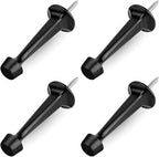 HOMOTEK 4 Pack Heavy Duty Solid Rigid Door Stop by HOMOTEK