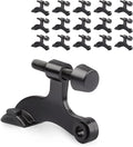 16 Pack Hinge Pin Door Stopper Black by KOVOSCH