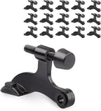 16 Pack Hinge Pin Door Stopper Black by KOVOSCH