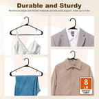 HOUSE DAY 200 Pack Plastic Clothes Hangers, Commercial Bulk Shipment - Image 4