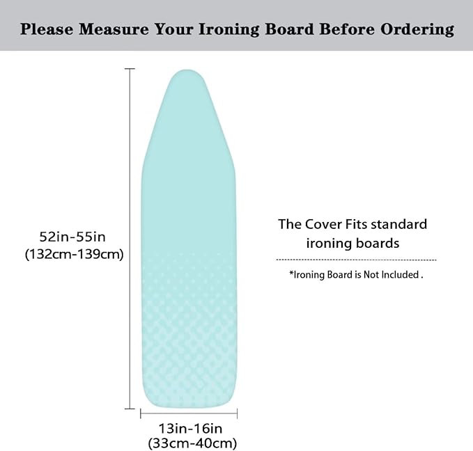 Sky Blue Ironing Board Cover - Image 5