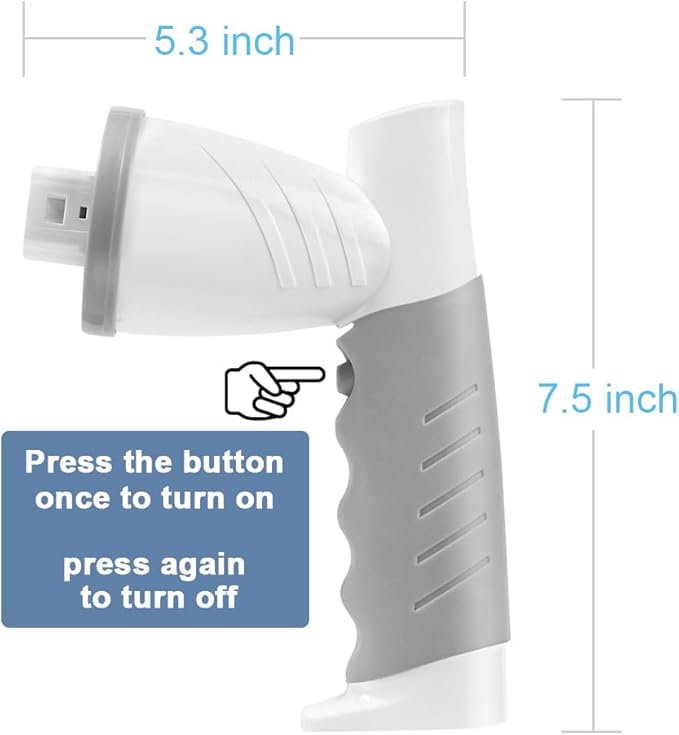Electric Spin Scrubber, IEZFIX Electric Cleaning Brush Bathroom Shower - Image 8