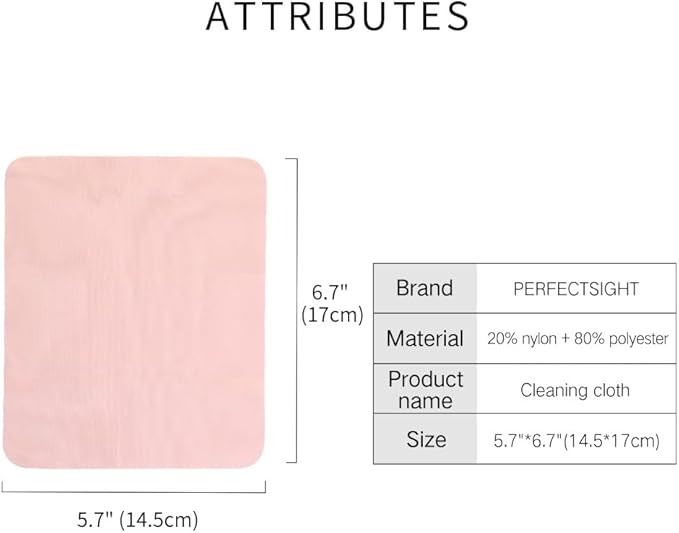 PERFECTSIGHT Microfiber Cleaning Cloth | Eyeglass Lens Cleaner Glasses - Image 7