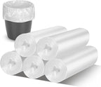 105Counts 13 Gallon Trash Bags, Flexible & Durable Kitchen Garbage Bags by Rishpahu