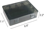 2 Pack Plastic Storage Organizer Box, Storage Container, Jewelry Organizer - Image 2