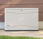 LIFETIME 60059 Black Bottom & Desert (Tan) Sides and Lid Outdoor Storage Box-80 Gal, 80 Gallon, Desert Sand - Image 7