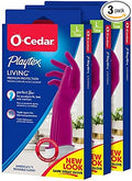 Playtex Living Reuseable Rubber Cleaning Gloves, Premium Protection Reusable by Playtex