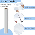 Standard Aluminum Metal Crafts DIY Foil Roll 0.05 mm Thick - Image 3