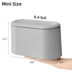 SUBEKYU 0.5 Gal Mini Countertop Trash Can - Image 2