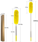 DELUX Microfiber Feather Duster Extendable Cobweb Duster - Image 3