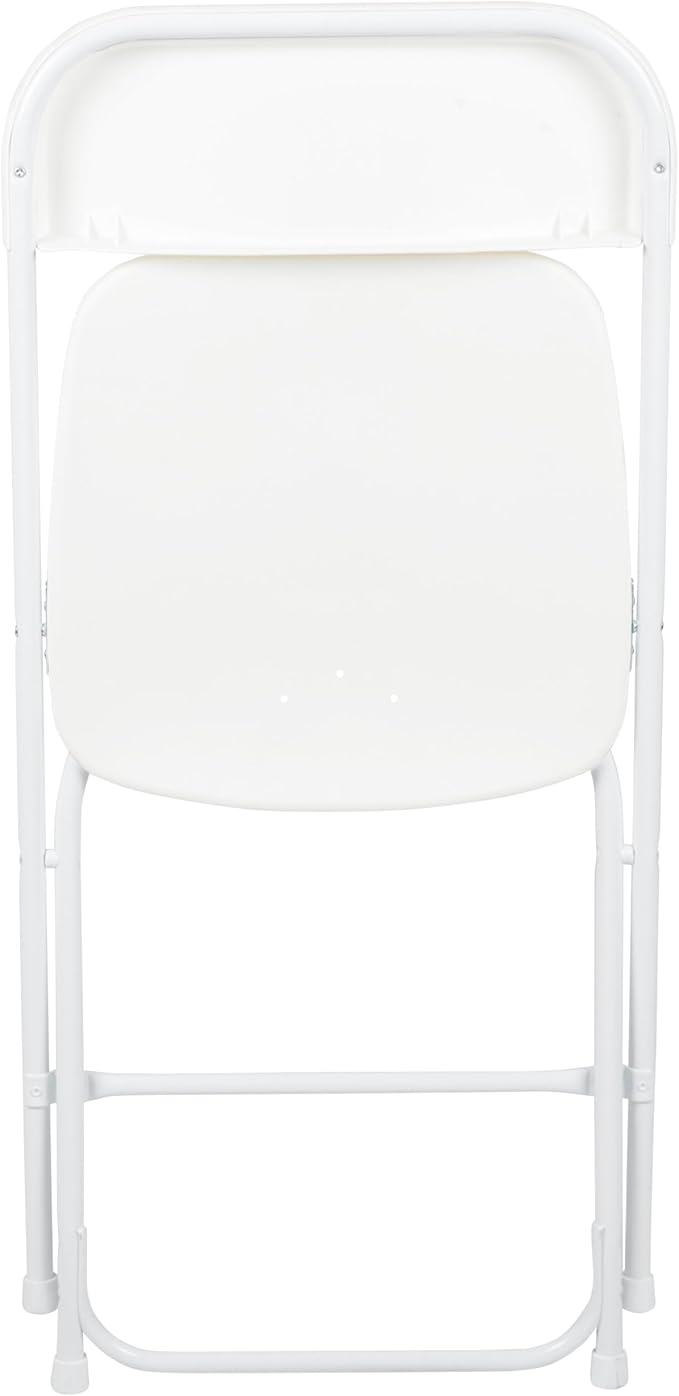 Flash Furniture Hercules Series Plastic Folding Chair - White - 4 Pack 650LB Weight Capacity Comfortable Event Chair-Lightweight Folding Chair - Image 15
