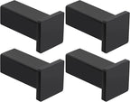 SAYAYO Modern Black Coat Hooks for Wall, Robe Hooks Towel Holder for Bathrooms by SAYAYO