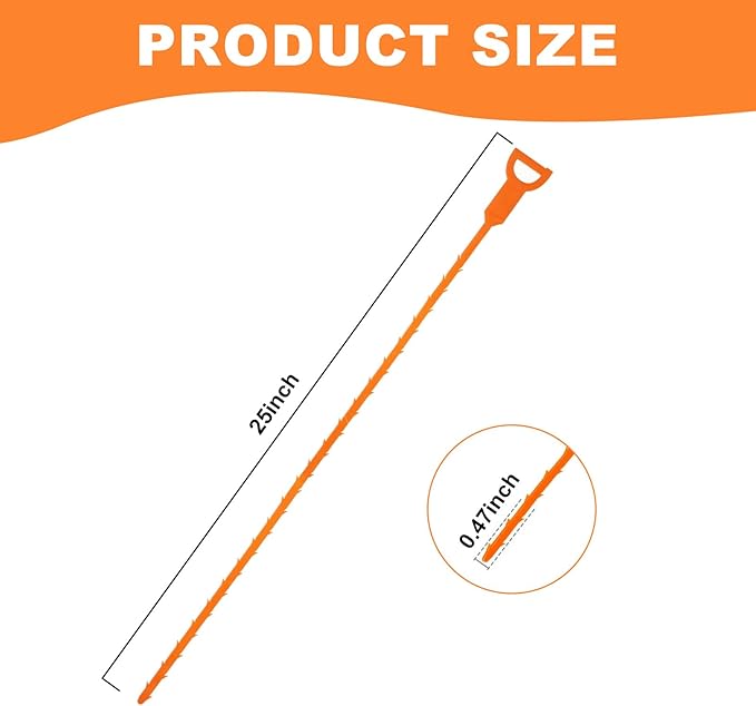 Drain Clog Remover, Effective Drain Snake Hair Drain Clog Remover, Ideal Drain - Image 8