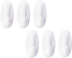 6 Pack Small Utility Hooks, Holds up to 1.5 lb, Damage Free Hanging Hooks - Image 7