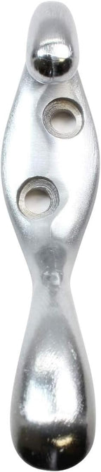 Rok Hardware Heavy Duty Dual Coat Hook, Brushed Chrome, 10 Pack ROKCH101BCH - Image 3