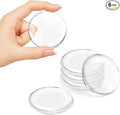 Strongest Door Knob Wall Shield, 2“ Clear Self Adhesive Round Soft Rubber Door by Xfenvs
