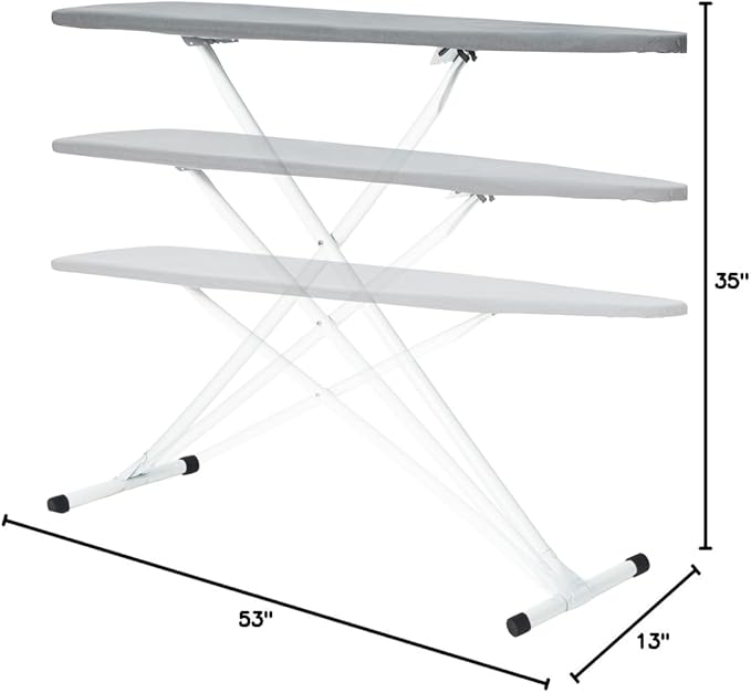 Full Size Ironing Board with Cover & Pad – USA-Made with Enhanced Grip Feet - Image 4