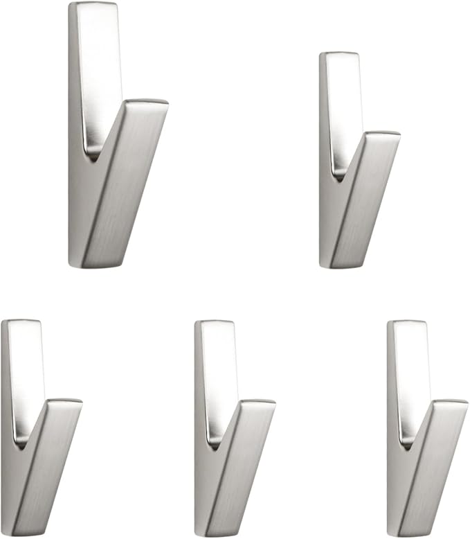 5 Pack Coat Hook, Wall Hooks, Coat Hooks Wall Mount, Metal Wall Hooks Holder by SARIHOSY
