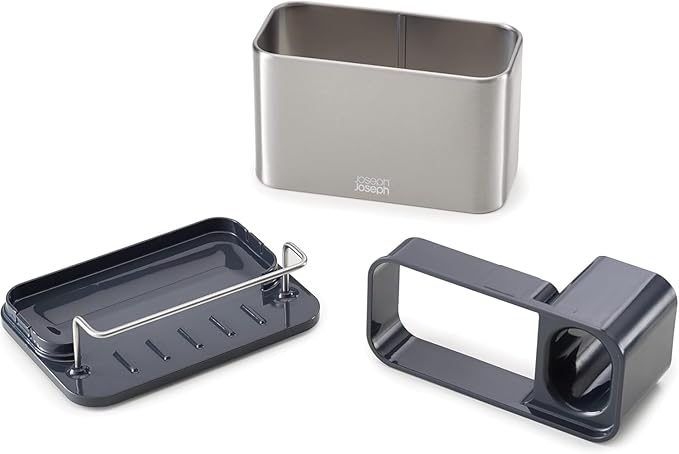 Joseph Joseph Surface Sink Caddy Stainless Steel Sponge Holder Organizer - Image 4