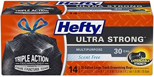 Hefty Ultra Strong Multipurpose Large Trash Bags, 30 Gallon 14 Count - Image 2