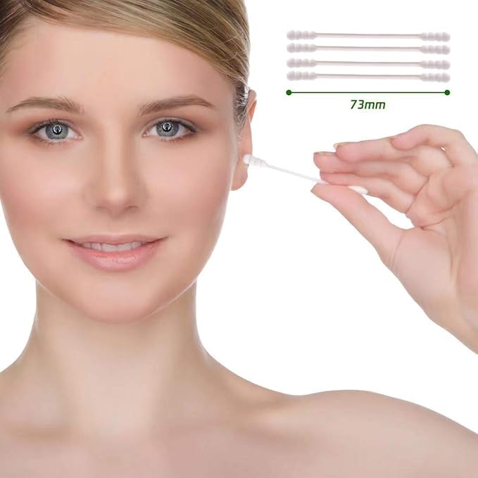 800 Pieces Cotton Swabs, Double Spiral Tipped - Image 3