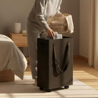 Slim Rolling Laundry Basket, Slim Laundry Hamper - Image 2