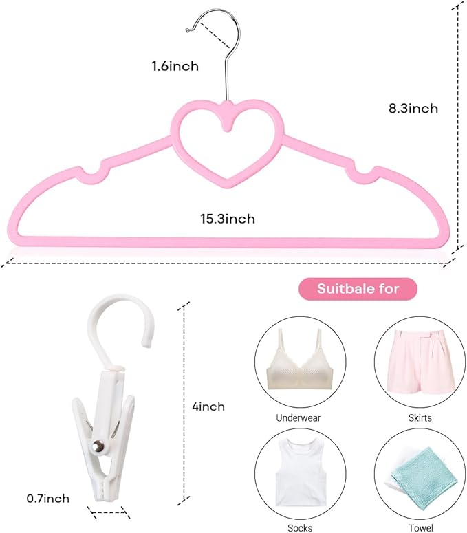 Plastic Hangers 80 Pack - Image 2