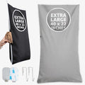 Hanging Laundry Hamper Bag XL, Space Saving over the Door Storage Bags by DONAQ