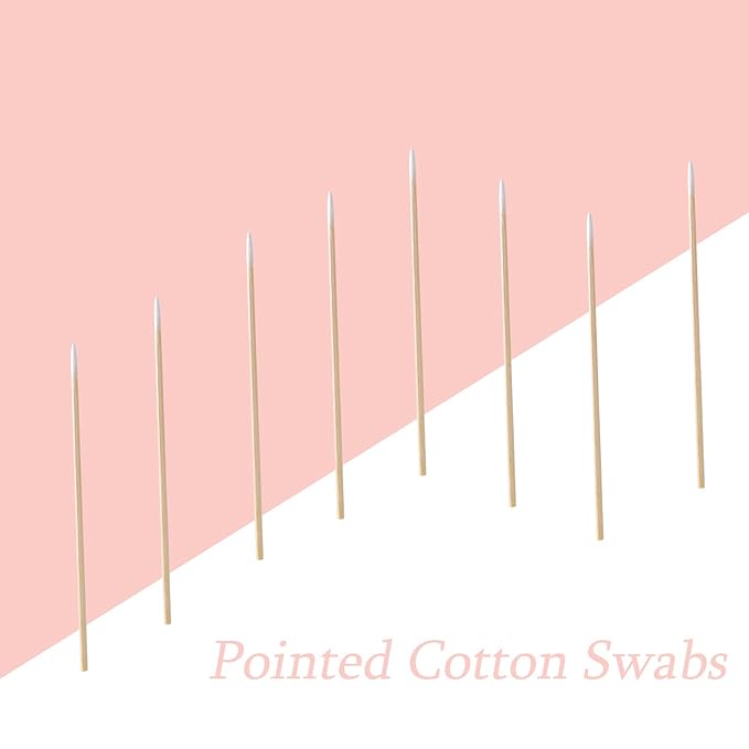 1600pcs Microblading Cotton Swab, 4 Inch Cotton Swabs Pointed Tip, Cotton Swabs - Image 4